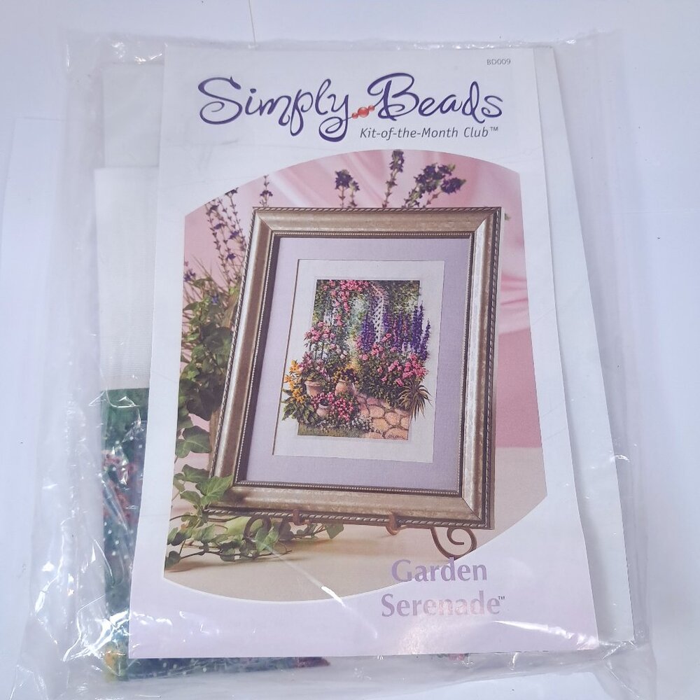 New Simply Beads Kit of the Month Club Bead‎ set Garden Serenade BD009 floral